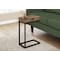Monarch Specialties Accent Table - Brown Reclaimed-Look / Black Metal I 3602 - alternate 3